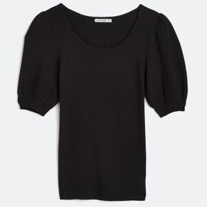 Staccato Black Puff Sleeve Blouse